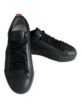 Y-3 Gazelle Black Leather Sneakers Yohji Yamamoto Women’s 6.5 HQ6510 Adidas NWB